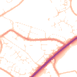 Daytime road noise heatmap for GL51 3BY