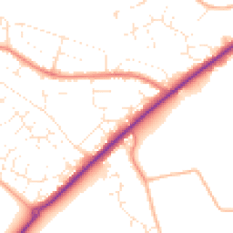 Daytime road noise heatmap for GL51 3DZ