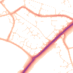 Daytime road noise heatmap for GL51 3HZ