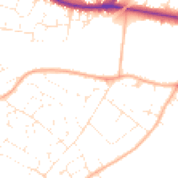 Daytime road noise heatmap for GL51 3NG
