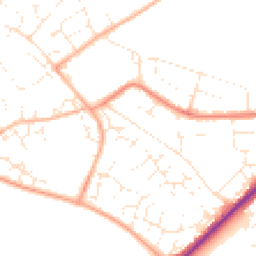 Daytime road noise heatmap for GL51 3XZ