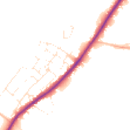 Daytime road noise heatmap for GL51 4UR