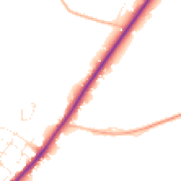Daytime road noise heatmap for GL51 4XF
