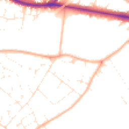 Daytime road noise heatmap for GL51 6EL