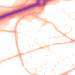Daytime road noise heatmap for GL51 6RB