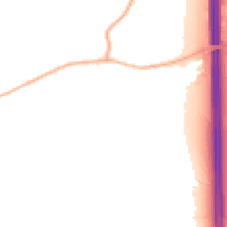 Night-time road noise heatmap for GL51 6TU
