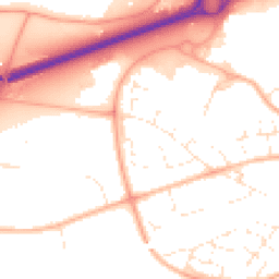 Daytime road noise heatmap for GL51 6TZ