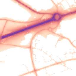 Daytime road noise heatmap for GL51 6UJ