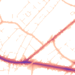 Daytime road noise heatmap for GL51 7EJ
