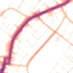 Daytime road noise heatmap for GL51 7LQ