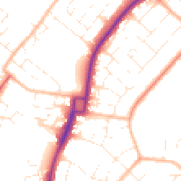 Daytime road noise heatmap for GL51 7NZ