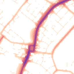 Daytime road noise heatmap for GL51 7PZ