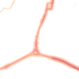 Night-time road noise heatmap for GL51 7SR