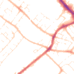 Daytime road noise heatmap for GL51 8HB