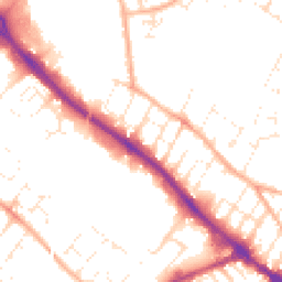 Daytime road noise heatmap for GL51 9BZ