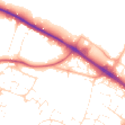 Daytime road noise heatmap for GL51 9QJ