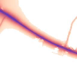 Daytime road noise heatmap for GL51 9SX