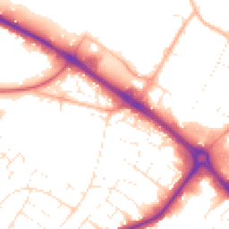 Daytime road noise heatmap for GL51 9TW