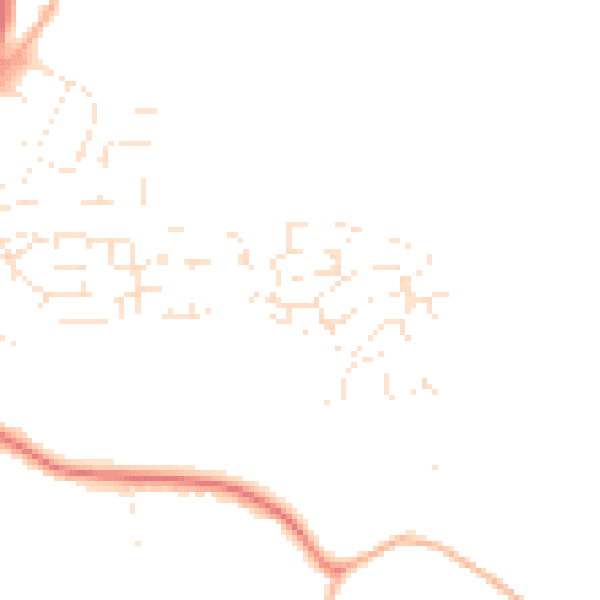 Daytime road noise heatmap for GL52 5GL