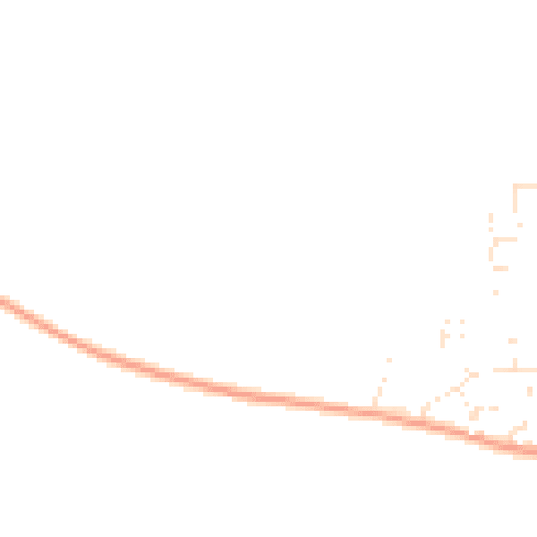 Daytime road noise heatmap for GL52 7AN