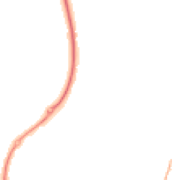 Night-time road noise heatmap for GL52 8RZ