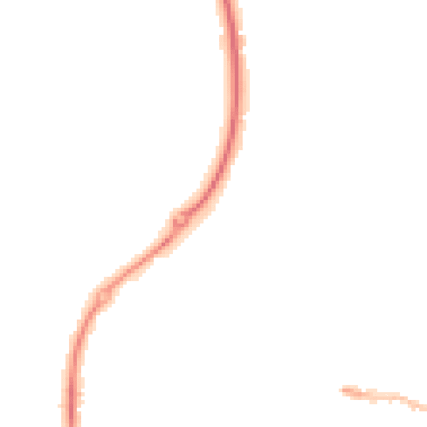 Night-time road noise heatmap for GL52 8XS