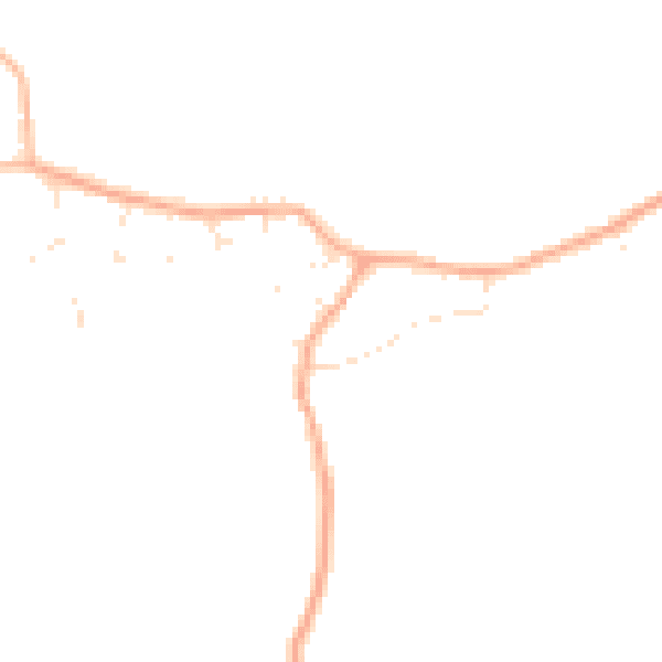 Daytime road noise heatmap for GL52 9EW