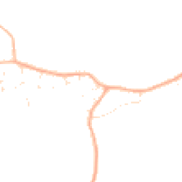 Daytime road noise heatmap for GL52 9FB