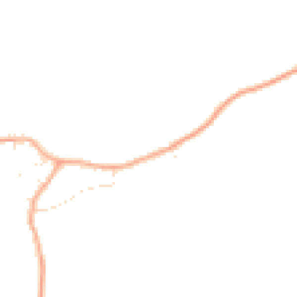 Daytime road noise heatmap for GL52 9QU