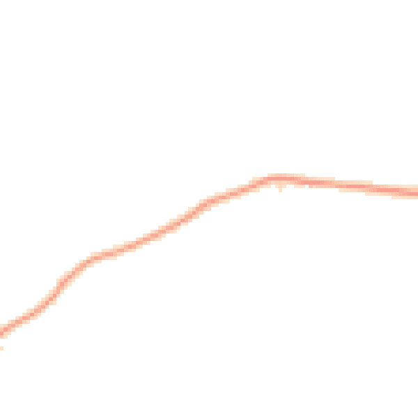 Daytime road noise heatmap for GL52 9QY
