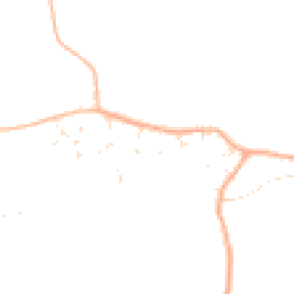 Daytime road noise heatmap for GL52 9UH