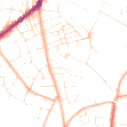 Daytime road noise heatmap for GL53 0AN