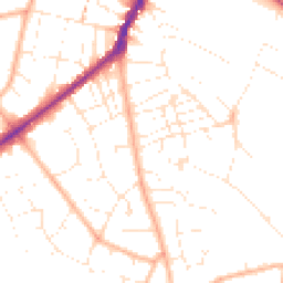 Daytime road noise heatmap for GL53 0BL