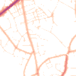 Daytime road noise heatmap for GL53 0BT