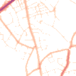 Daytime road noise heatmap for GL53 0BU
