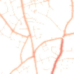 Daytime road noise heatmap for GL53 0DE