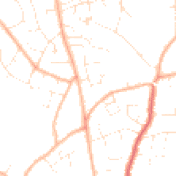 Daytime road noise heatmap for GL53 0DG