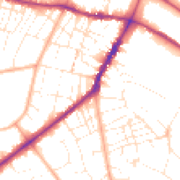 Daytime road noise heatmap for GL53 0JB
