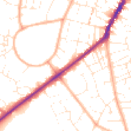 Daytime road noise heatmap for GL53 0JG