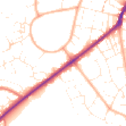 Daytime road noise heatmap for GL53 0JQ
