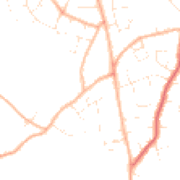 Daytime road noise heatmap for GL53 0PR