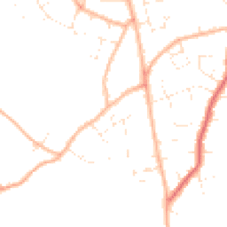 Daytime road noise heatmap for GL53 0PT