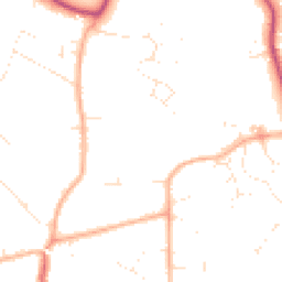 Daytime road noise heatmap for GL53 7DJ
