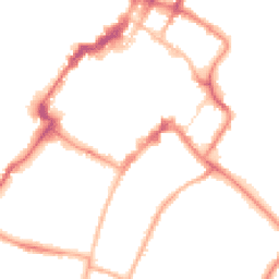 Night-time road noise heatmap for GL53 7HG