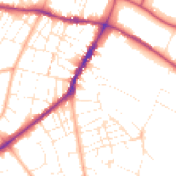 Daytime road noise heatmap for GL53 7NY