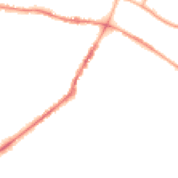 Night-time road noise heatmap for GL53 7NY
