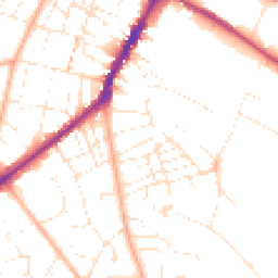 Daytime road noise heatmap for GL53 7PD