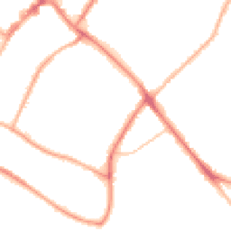 Night-time road noise heatmap for GL53 7SF