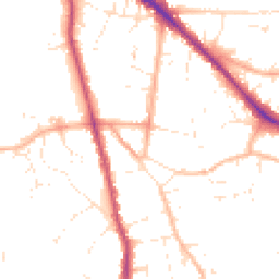 Daytime road noise heatmap for GL53 8AW