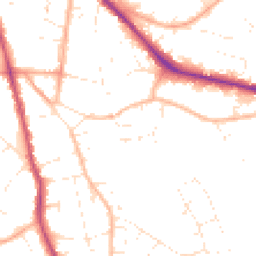 Daytime road noise heatmap for GL53 8JZ